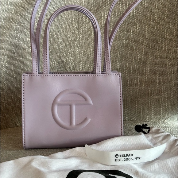Telfar Lavender Mini Shopping Bag - Picture 1 of 9